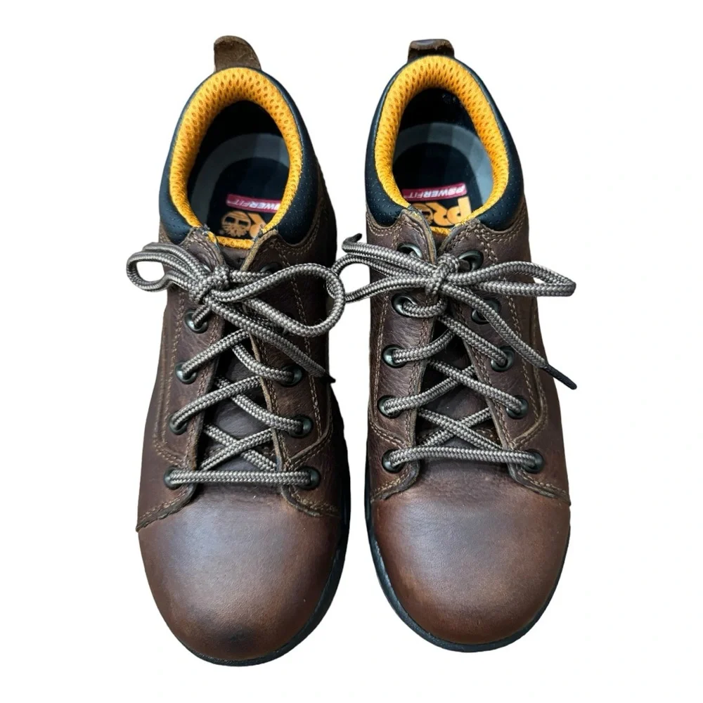 Timberland Pro TiTAN Casual Alloy Toe Work Shoe Supportive Leather Women’s 5.5
